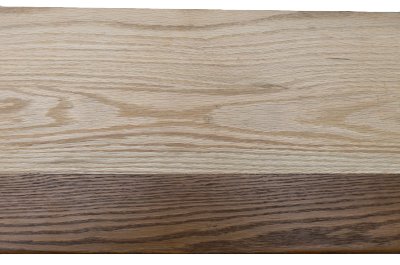 Back side of stair tread